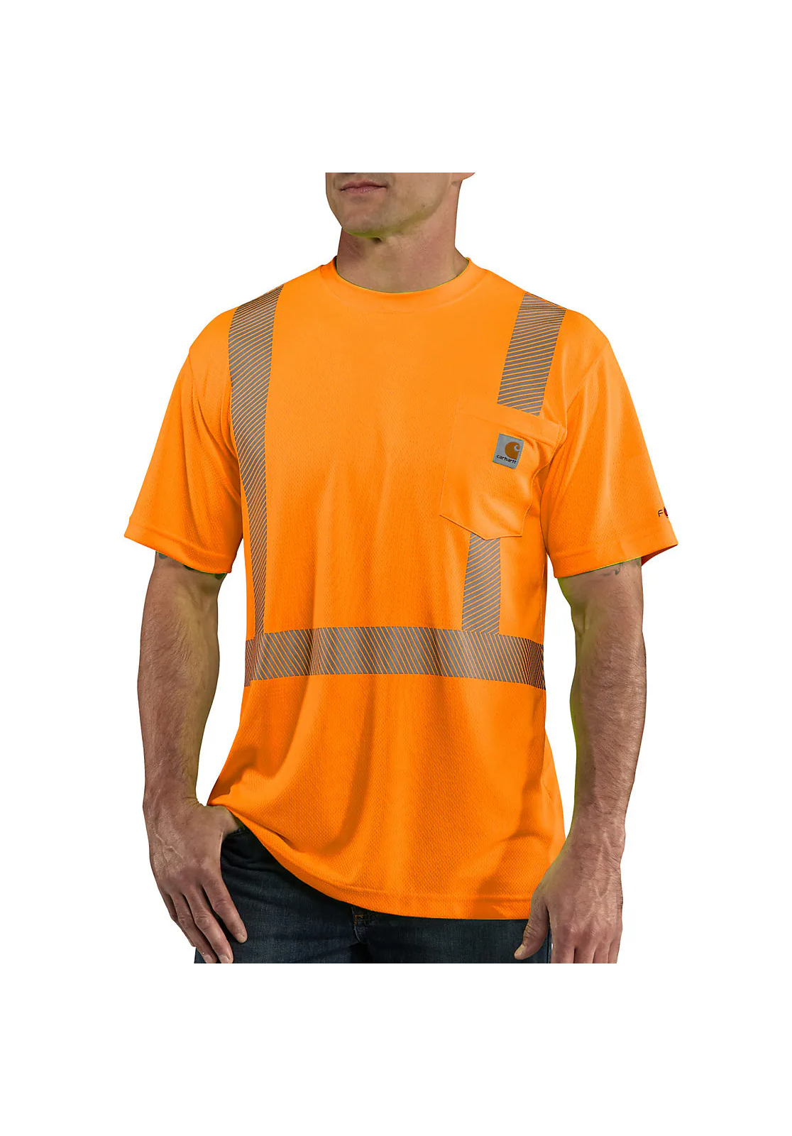 Carhartt 100495BOG Class 2 Hi-Vis Bright Orange T-Shirt