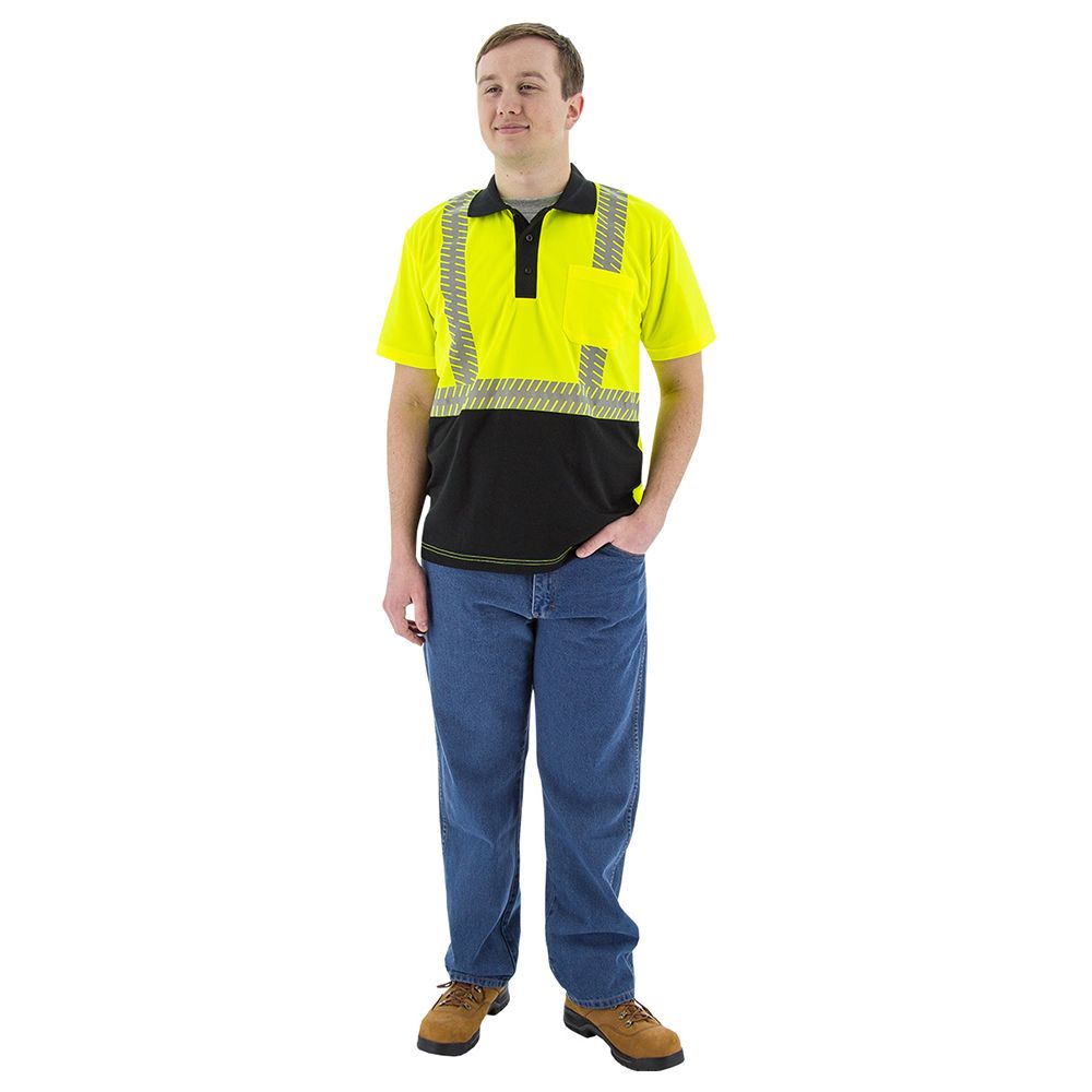 Majestic 75-5213 Class 2 Hi Vis Safety Polo