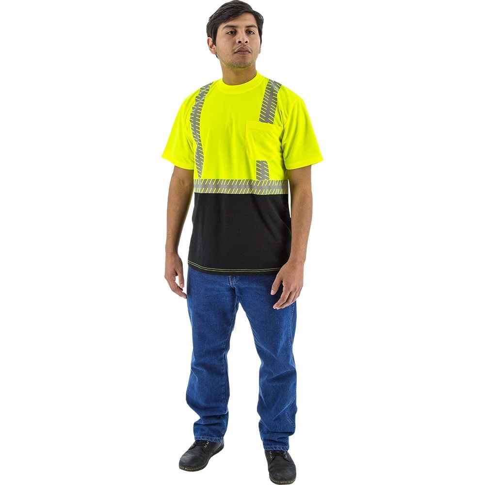 Majestic 75-5215-75-5216 Class 2 Hi Vis Safety T-Shirt