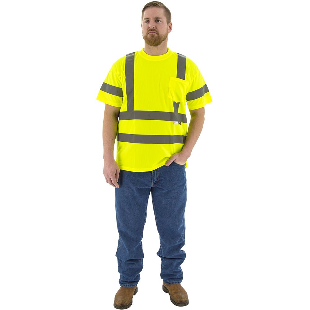 Majestic 75-5305-75-5306 Class 3 Hi Vis Safety T-Shirt