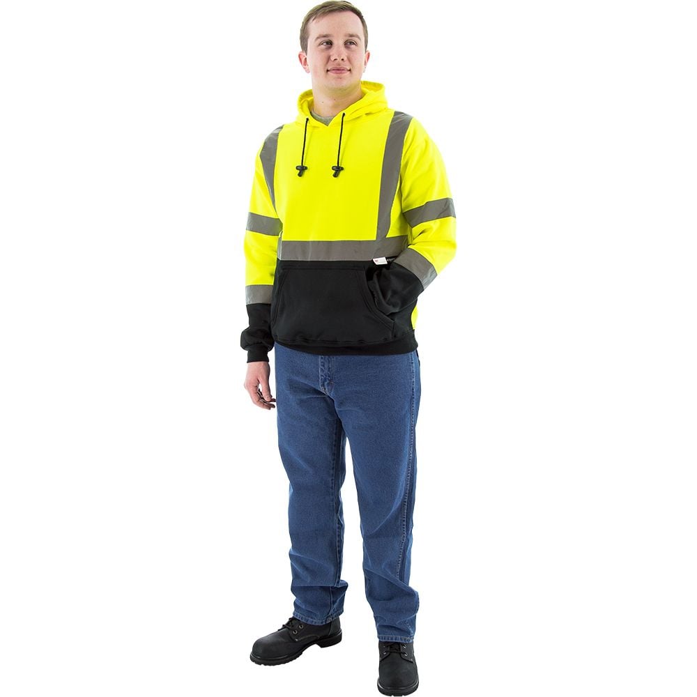 Majestic 75-5327-75-5328 Class 3 Hi Vis Hoodie