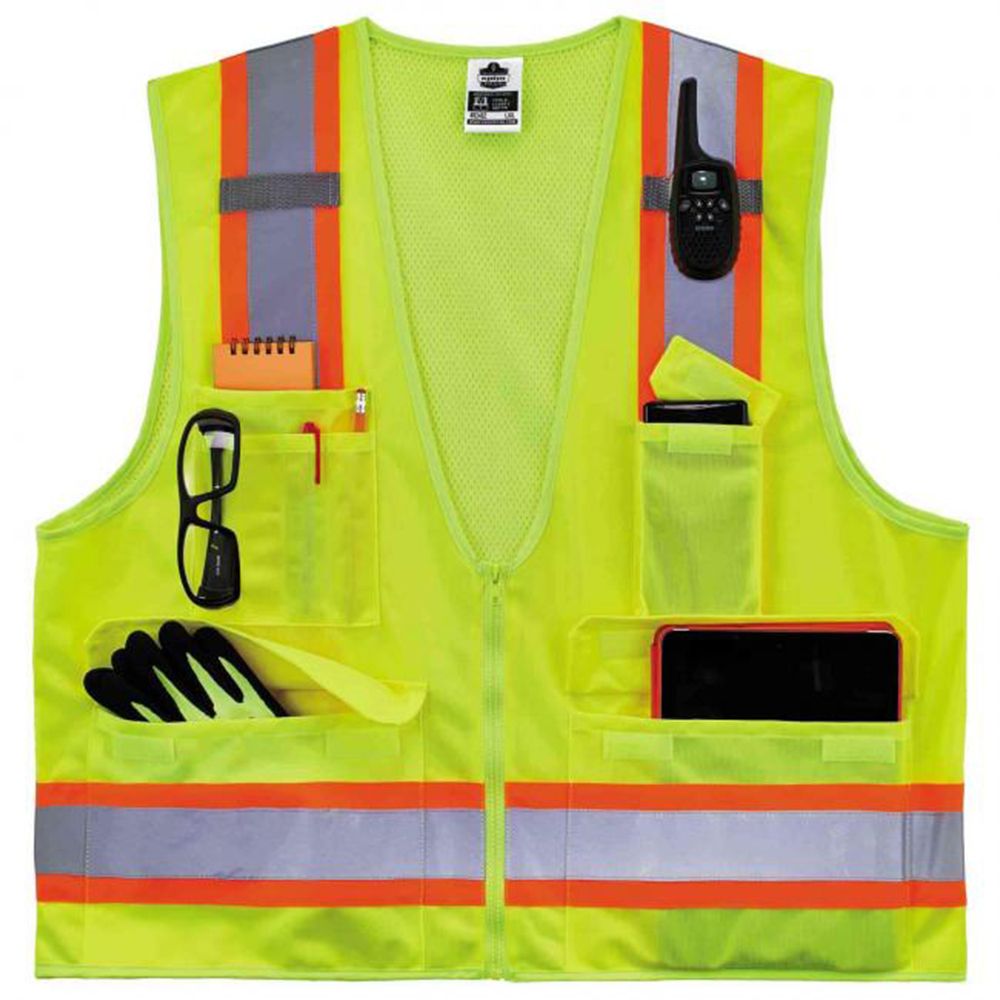 Ergodyne 8248Z Class 2 Hi Vis Surveyor Vest