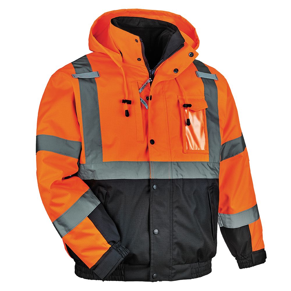 Ergodyne 8381 Class 3 Hi Vis Black Bottom Bomber