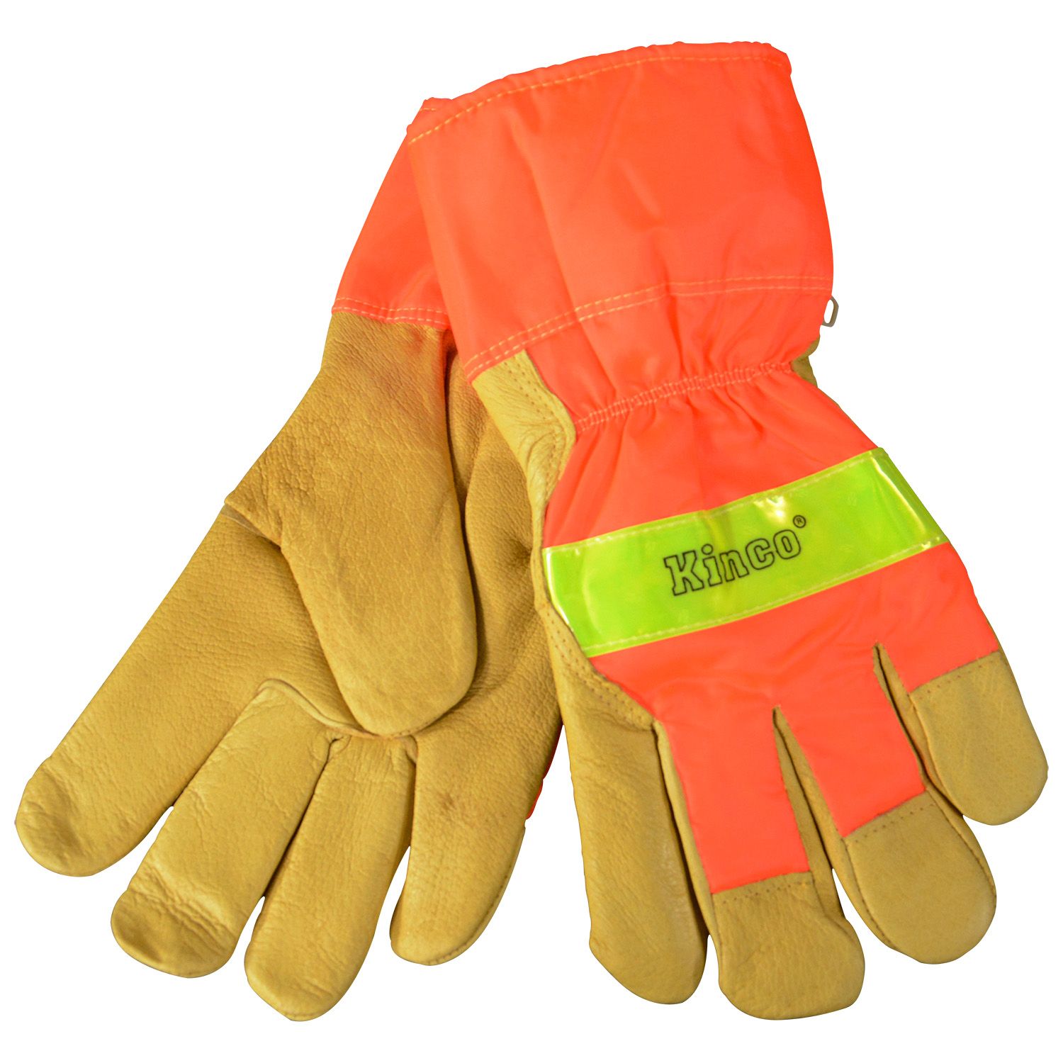 Kinco 1938 Reflective Leather Palm Gloves