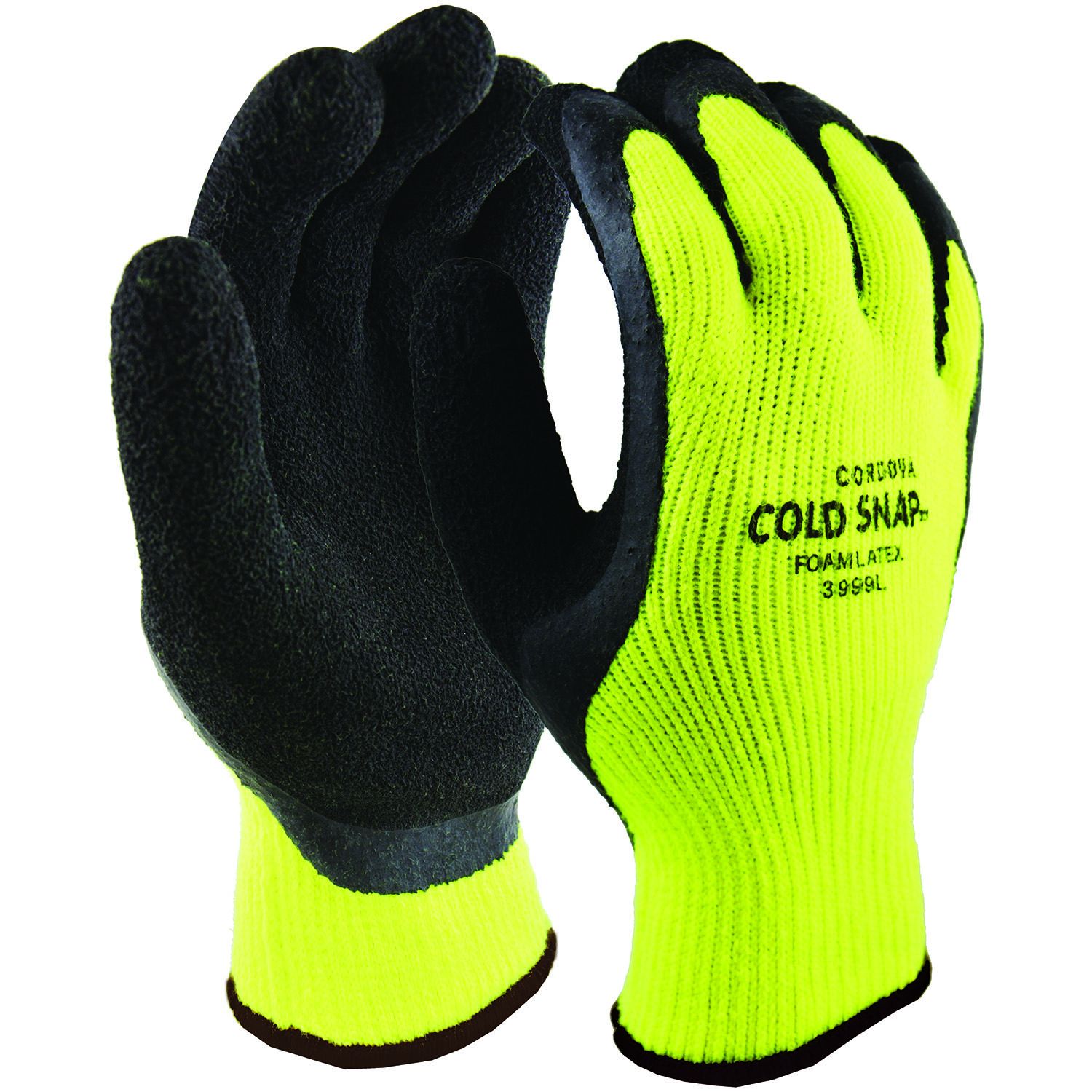 Cordova 3999 Cold Snap Hi-Viz Rubber Coated Gloves