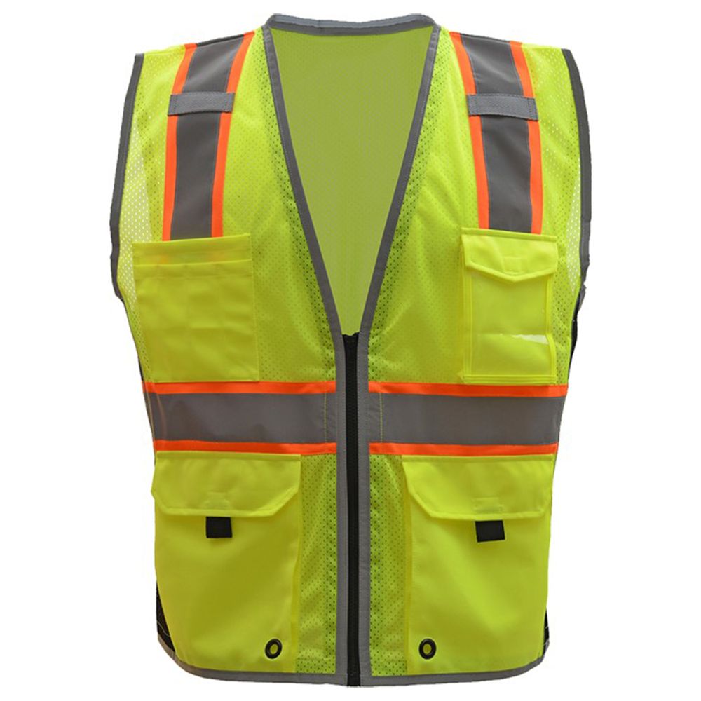 GSS 1703-1704 Class 2 Hi Vis Mesh Safety Vest