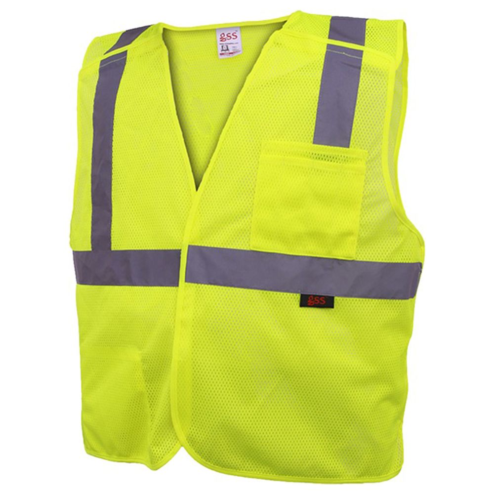 GSS 1801-1802 Class 2 Hi Vis Mesh Safety Vest