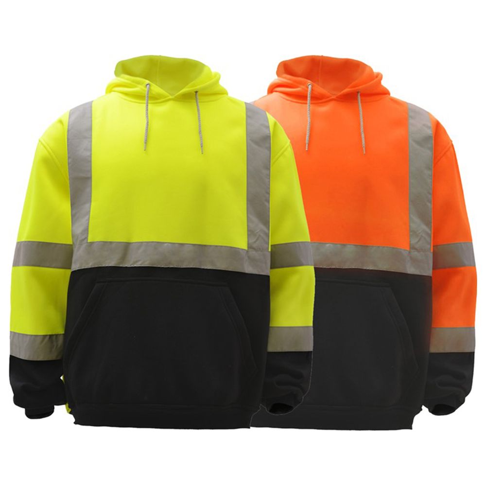 GSS 7001-7002 Class 3 Hi Vis Safety Hoodie