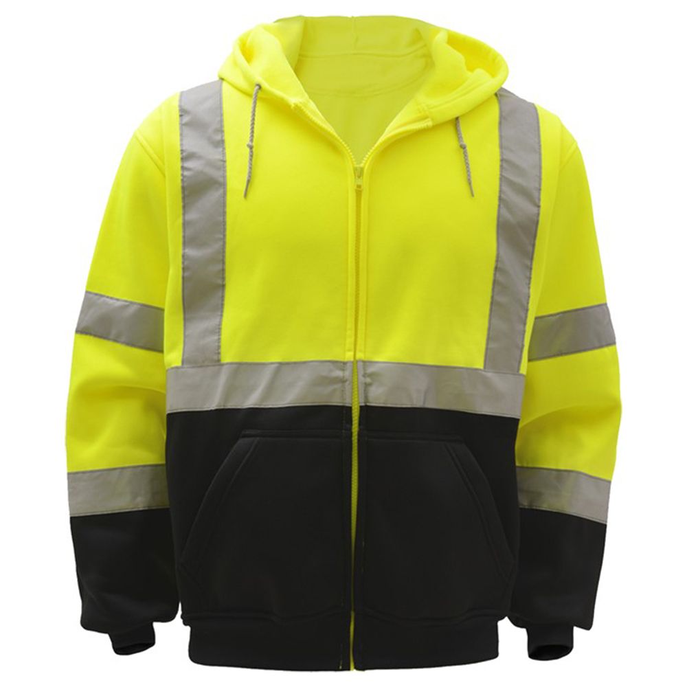 GSS 7003-7004 Class 3 Hi Vis Safety Hoodie