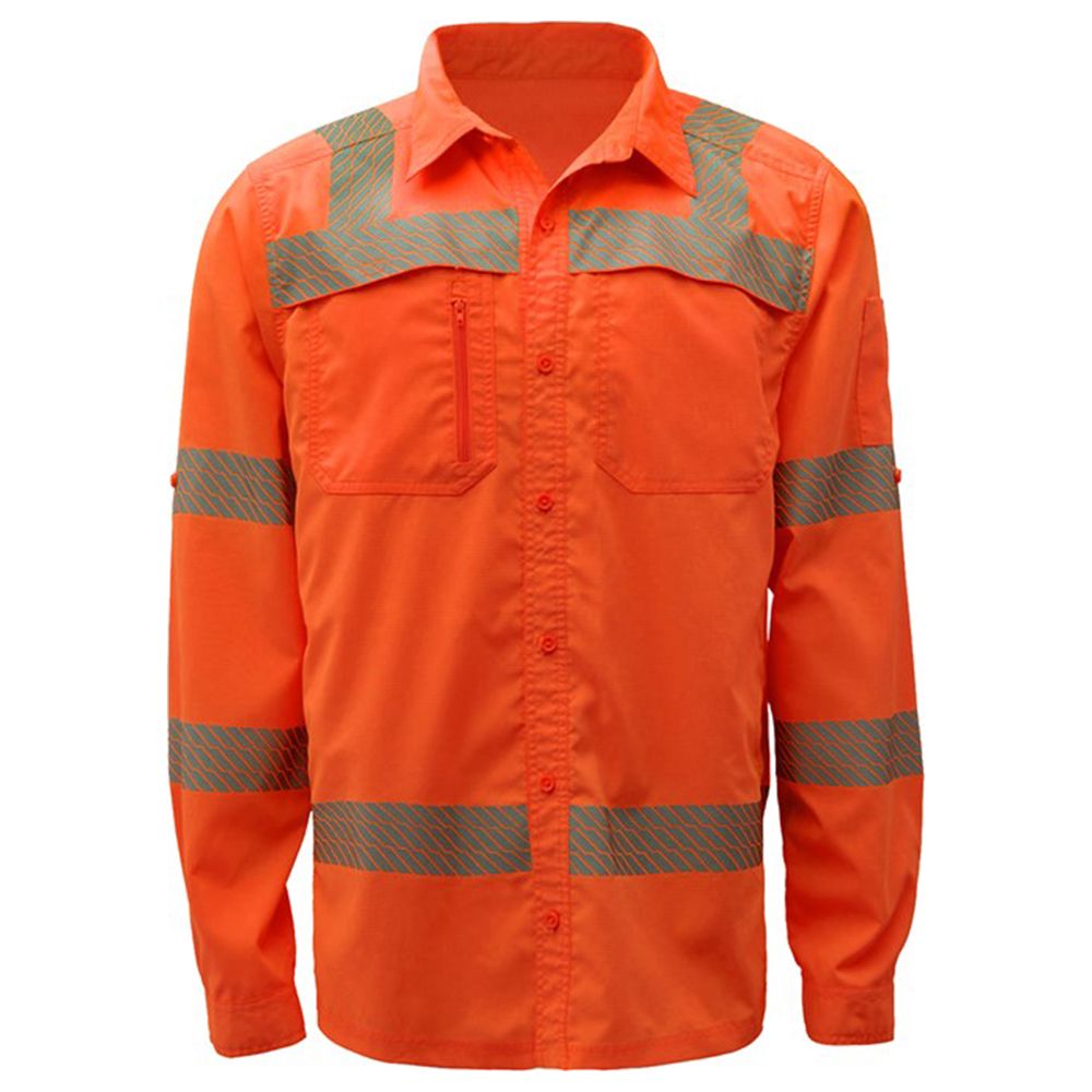 GSS 7505-7506 Class 3 Hi Vis Work Shirt