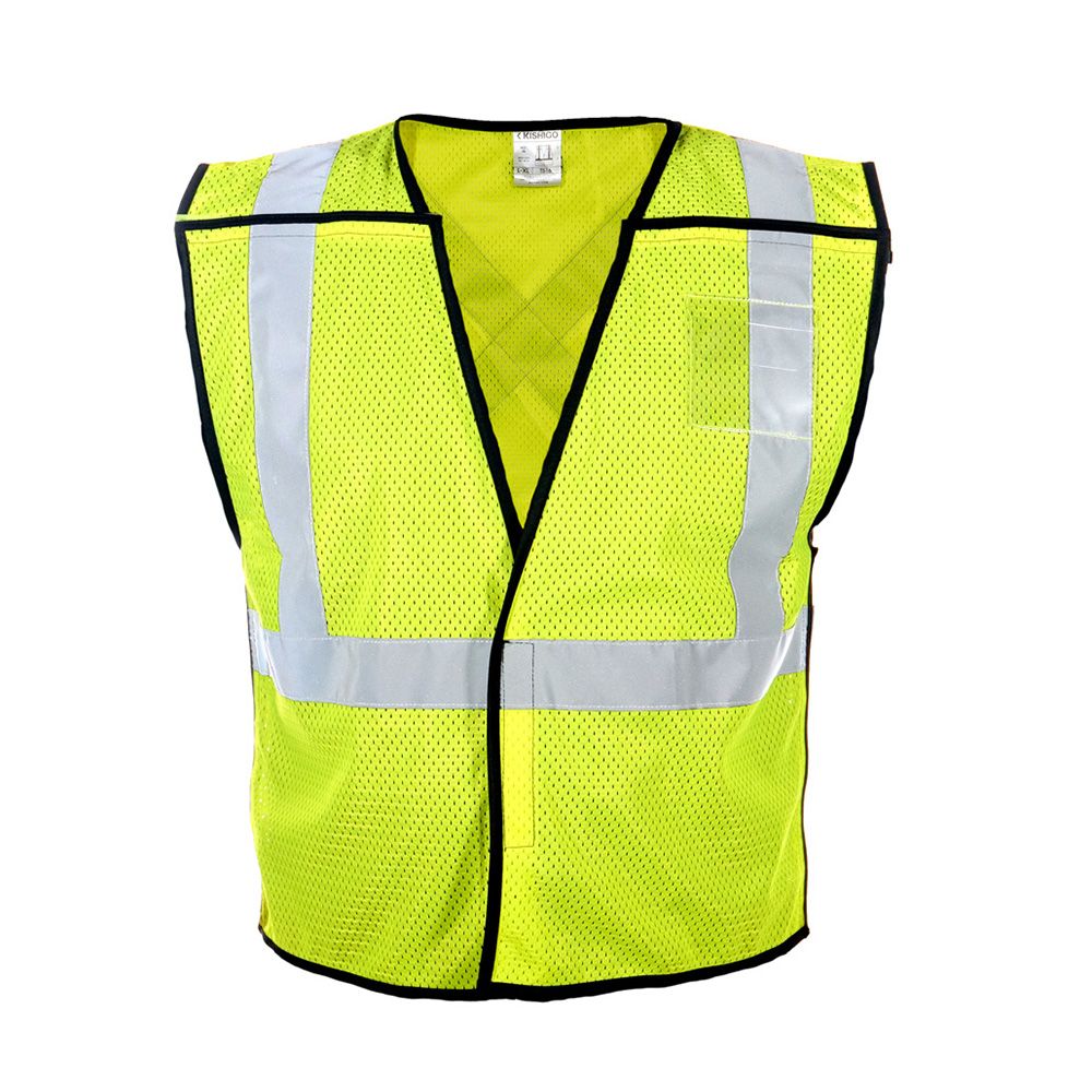 Kishigo 1805 Class 2 Hi Vis X-Back Breakaway Safety Vest