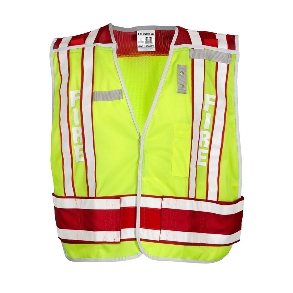 Kishigo 4003BV Class 2 Hi Vis Incident Command Safety Vest