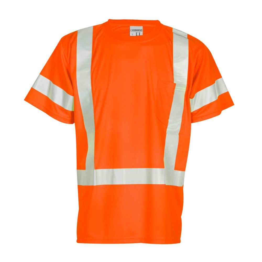 Kishigo 9118-9119 Class 3 Hi Vis T-Shirt