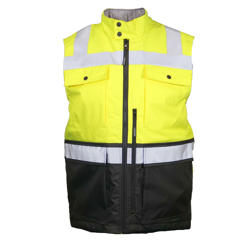 Kishigo IN400 Class 2 Hi Vis Winter Safety Vest