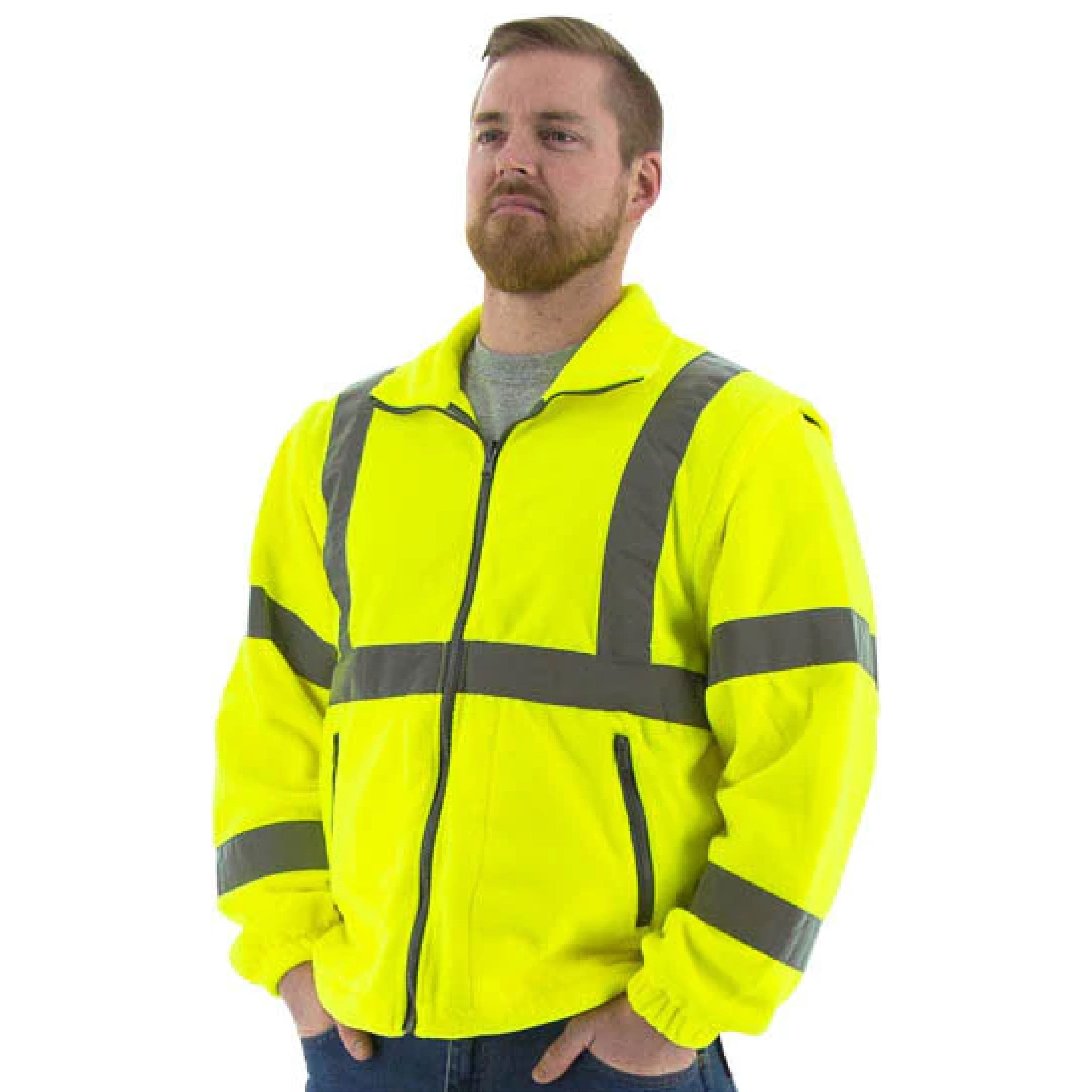 Majestic 75-5381 Class 3 Hi Vis Bomber Jacket