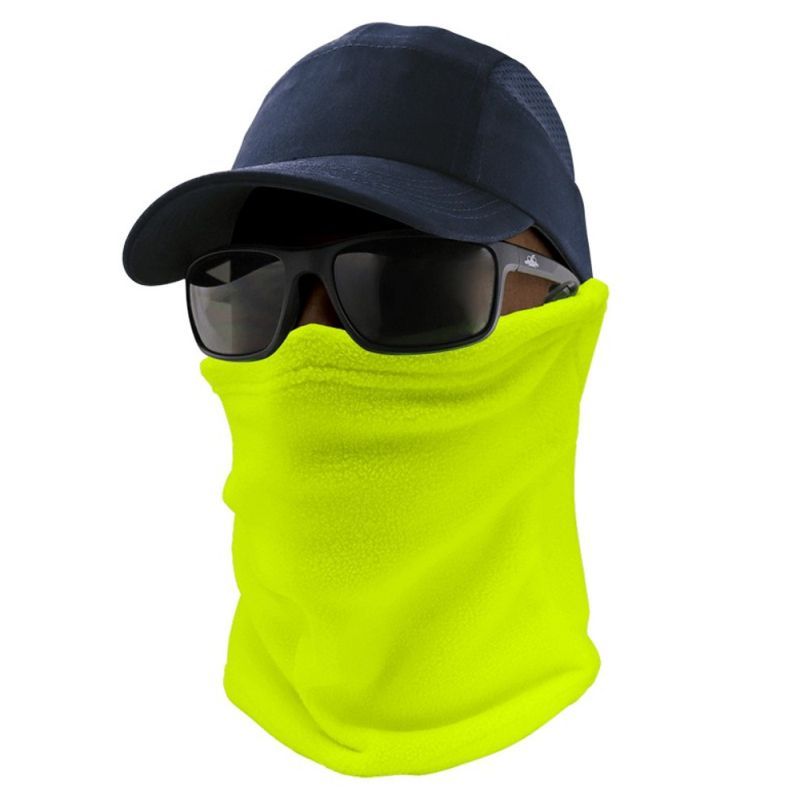 Safety Winter Liners High-Visibility WL300-YG Yellow/Green Thermal Neck Gaiter