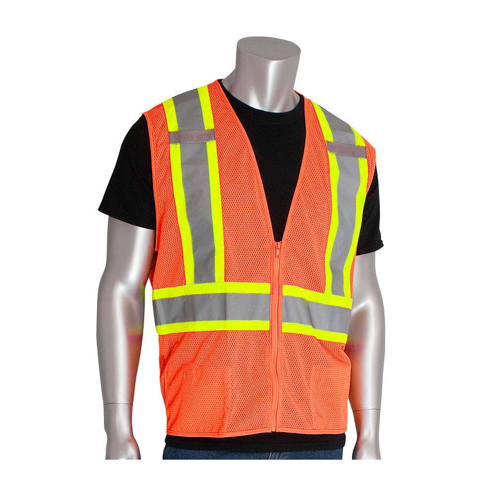 PIP 302-0600D Class 2 Hi Vis Mesh Safety Vest