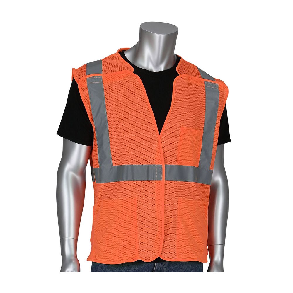 PIP 302-5PMV Class 2 Hi Vis Breakaway Safety Vest