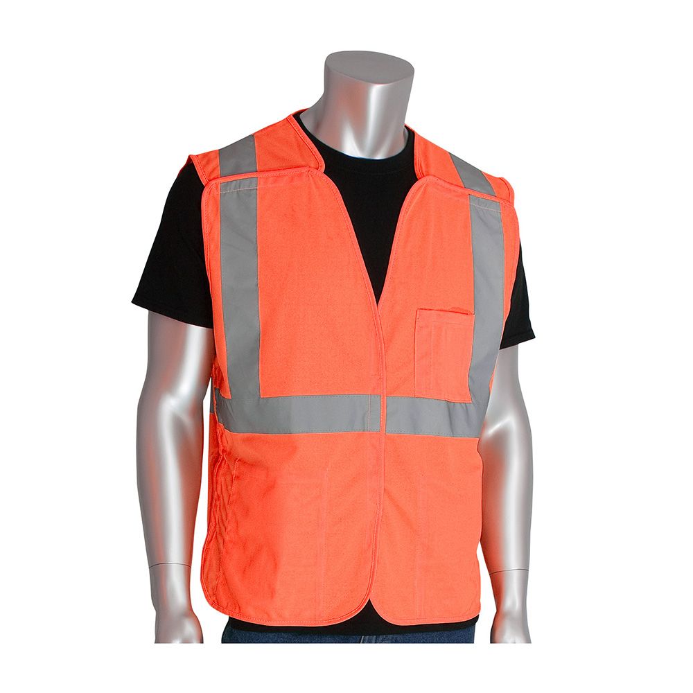 PIP 302-5PV Class 2 Hi Vis Breakaway Safety Vest