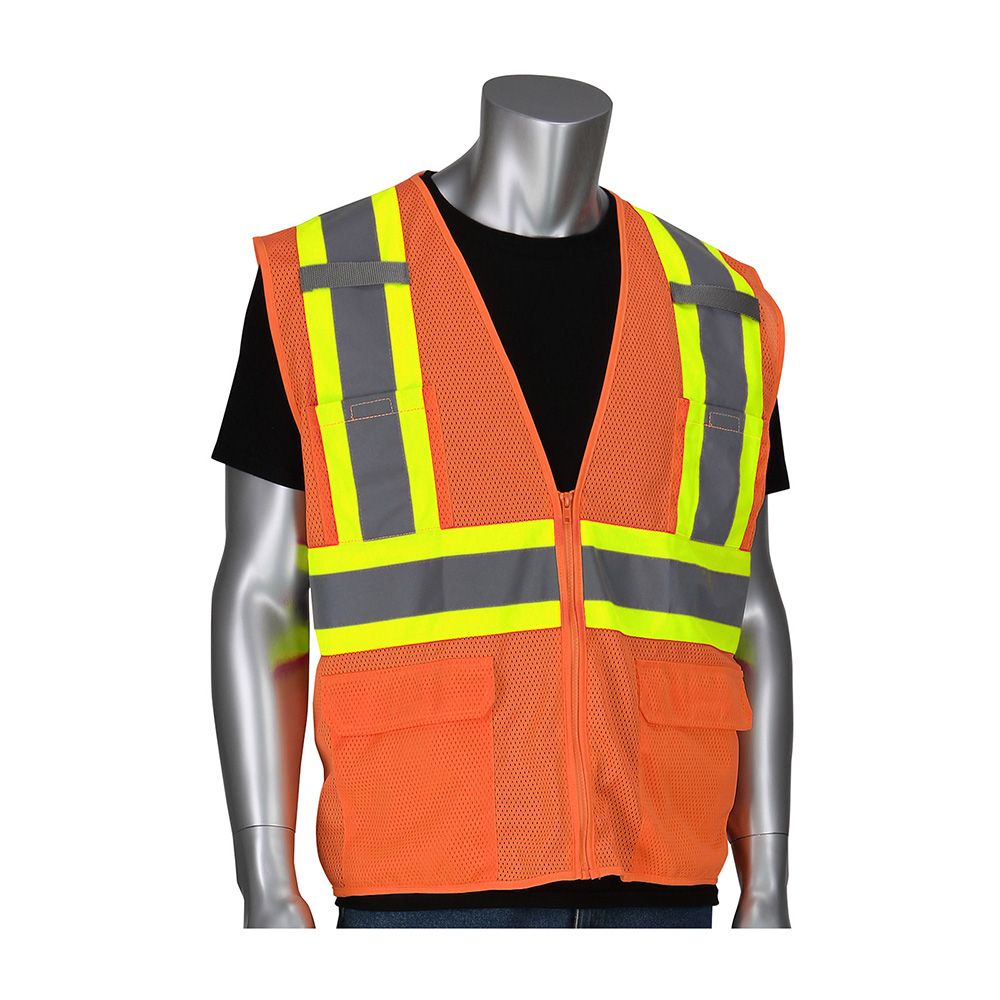 PIP 302-MVZT Class 2 Hi Vis Mesh Safety Vest