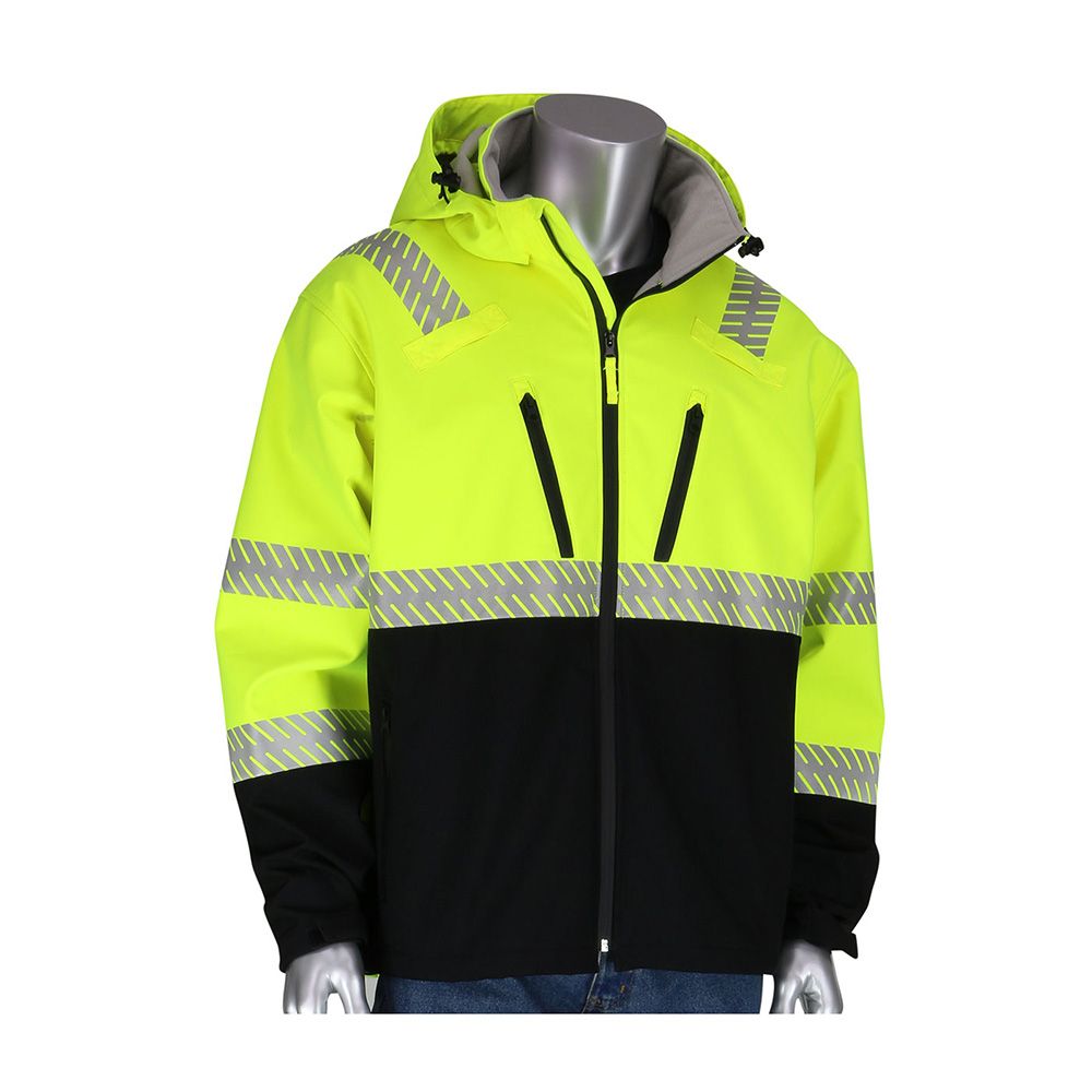 PIP 333-1550 Class 3 Hi Vis Soft Shell Jacket