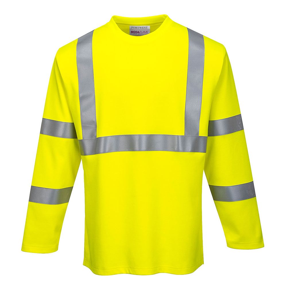 Portwest FR96 Class 3 Hi Vis Long Sleeve FR Shirt