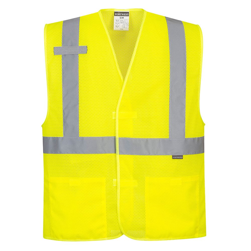 Portwest UC492 Class 2 Hi Vis Mesh Safety Vest