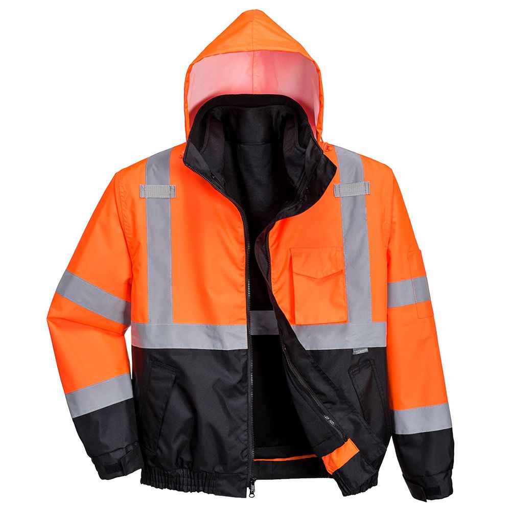 Portwest US365 Class 3 Hi Vis Bomber Jacket