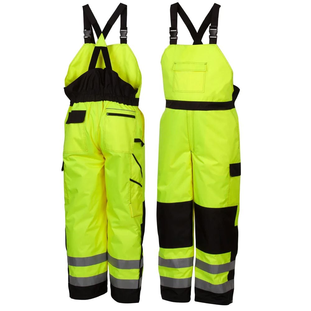 Pyramex RWB46 Class 2 Hi Vis Bottom Winter Bib