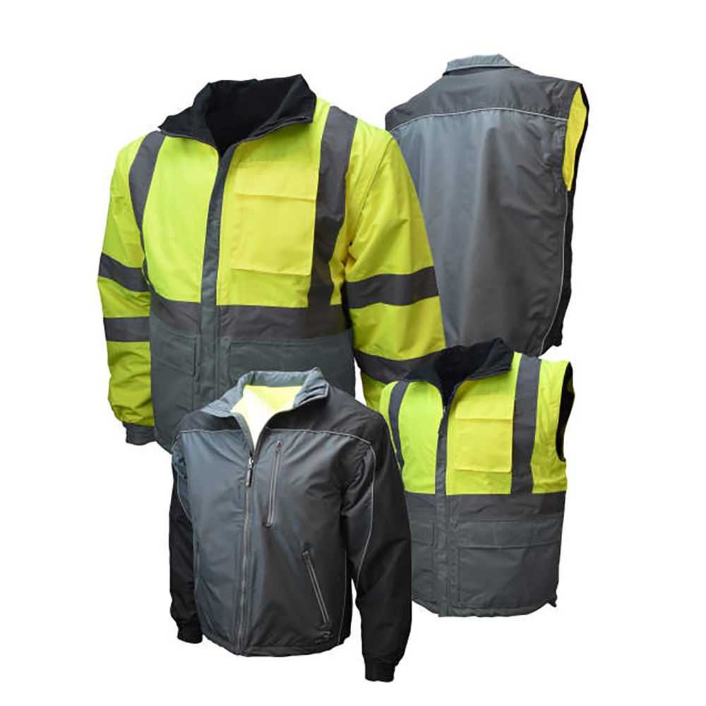 Radians SJ07-3Z Class 3 Hi Vis Windbreaker