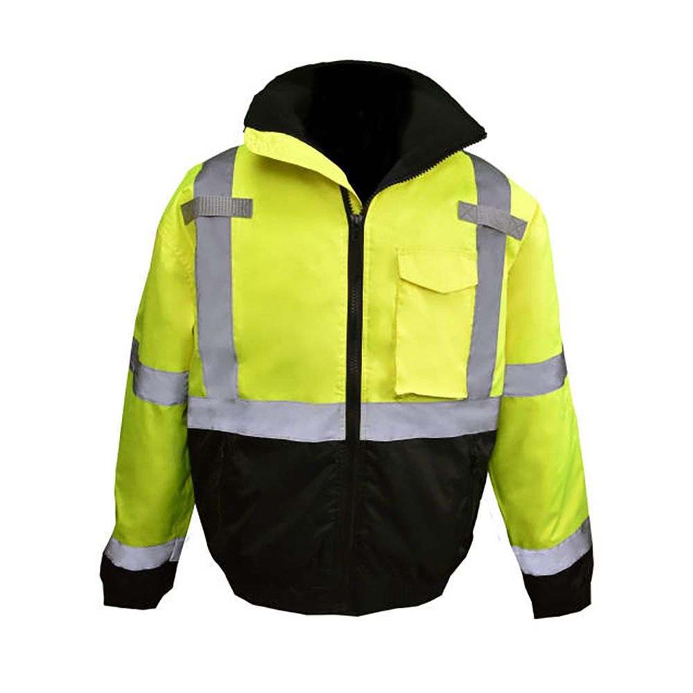 Radians SJ11QB-3Z Class 3 Hi Vis Lined Bomber