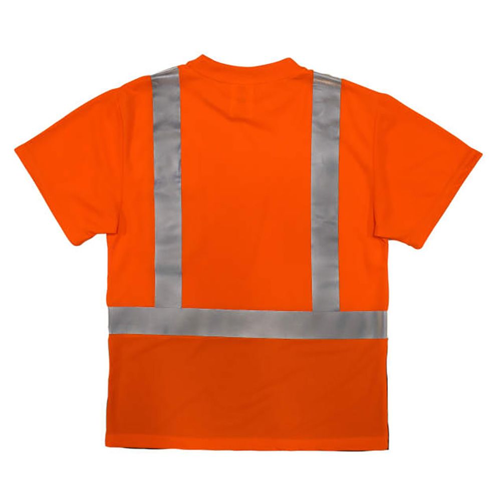 Radians ST11B-2P Class 2 Hi Vis Safety T-Shirt with Pocket