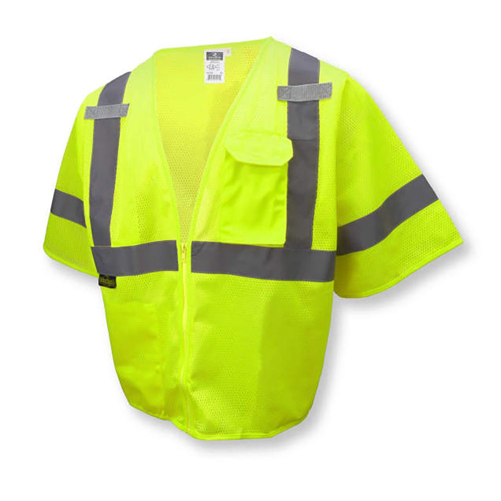 Radians SV3ZM Class 3 Hi Vis Economy Safety Vest