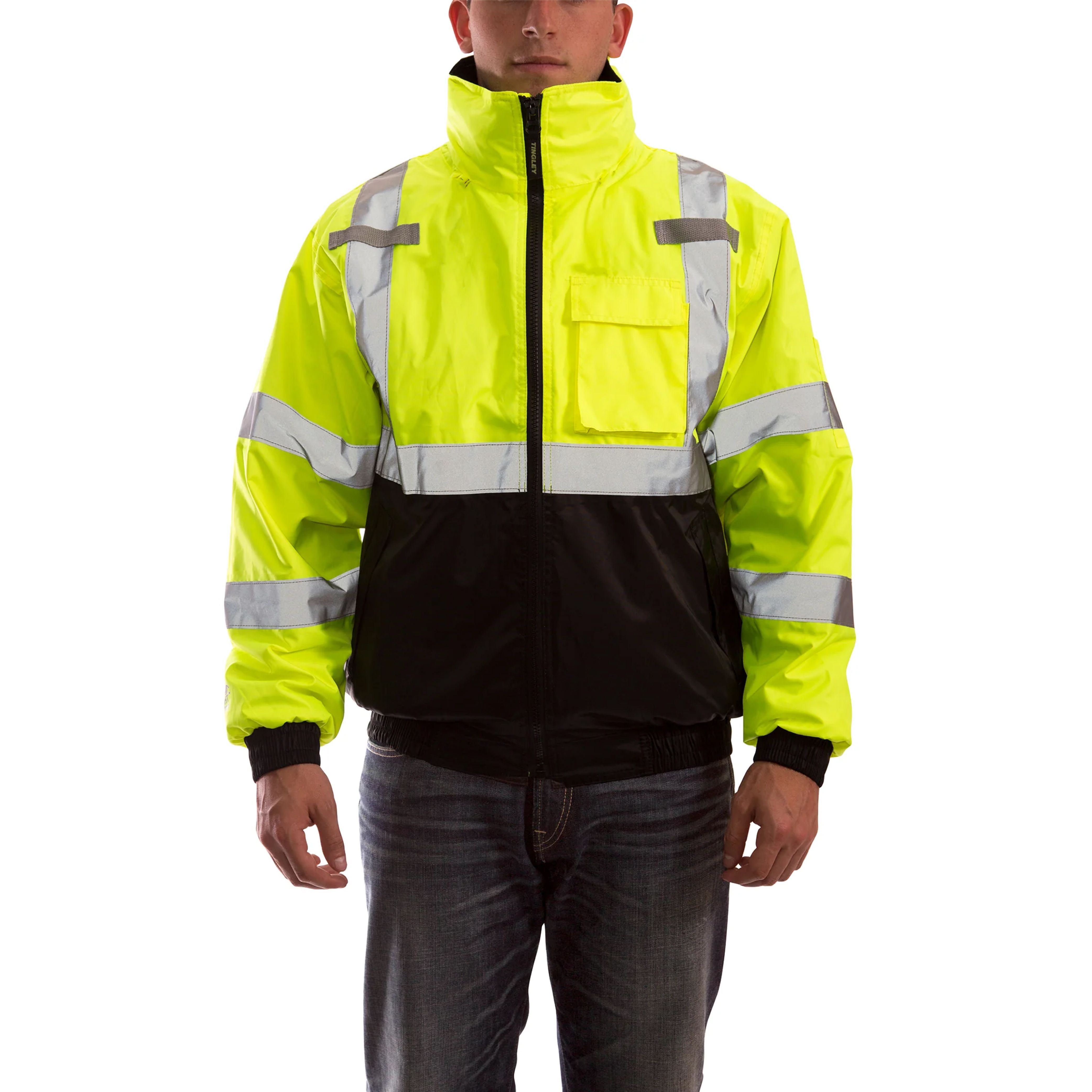 Tingley J26172 Class 3 Hi Vis Bomber Jacket