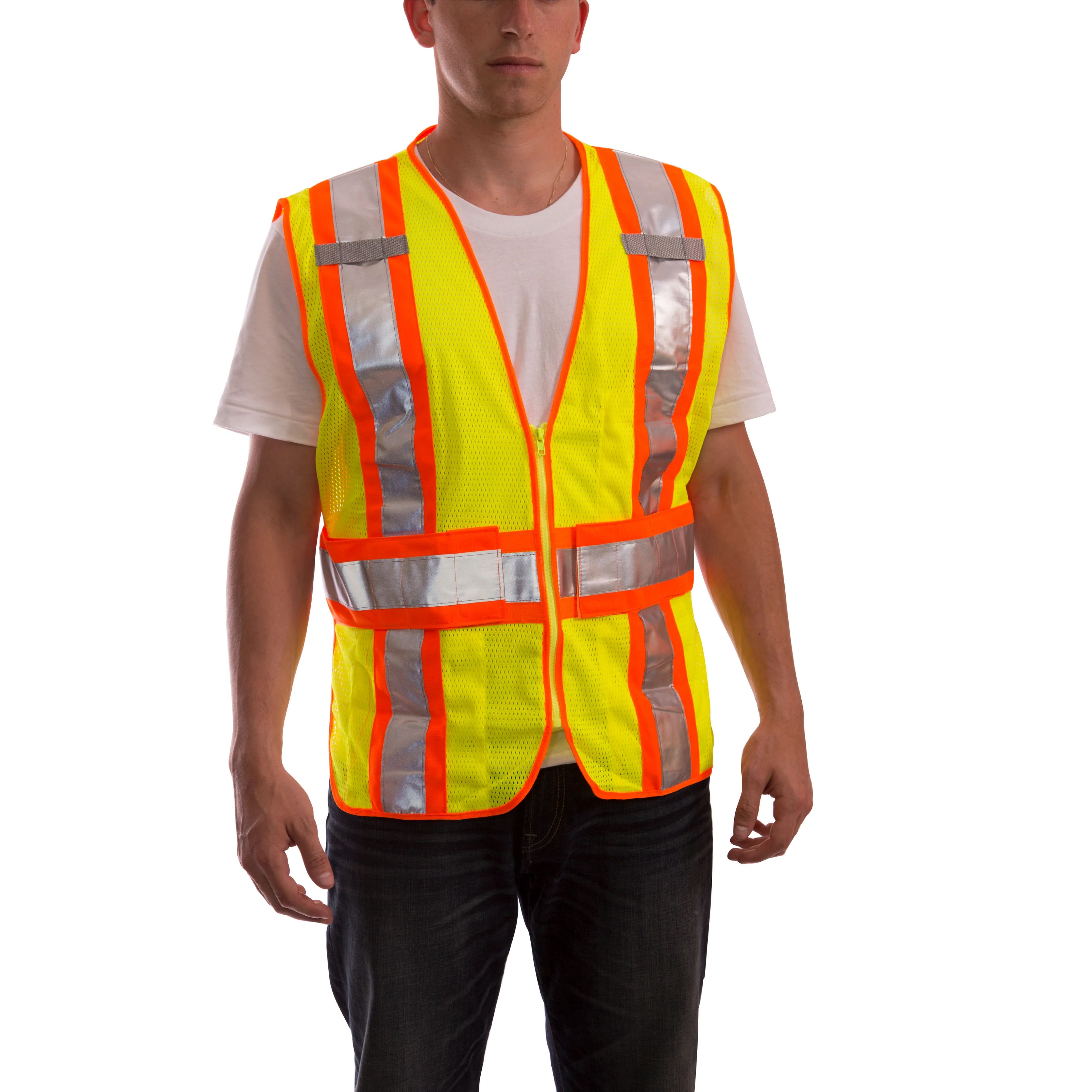 Tingley V70832 Class 2 Hi Vis Adjustable Safety Vest