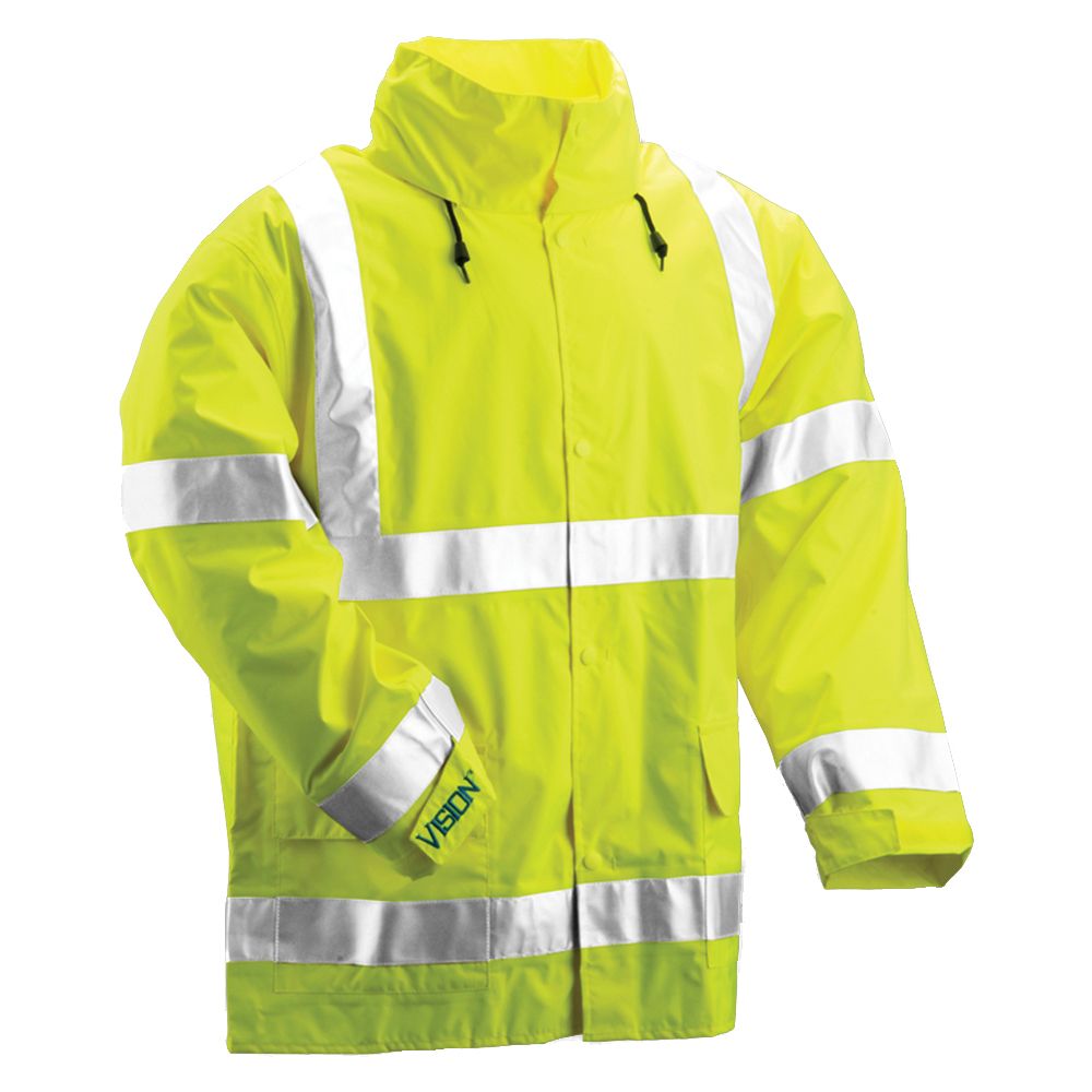 Tingley Vision J23122 Hi-Vis Yellow Reflective Safety Jacket