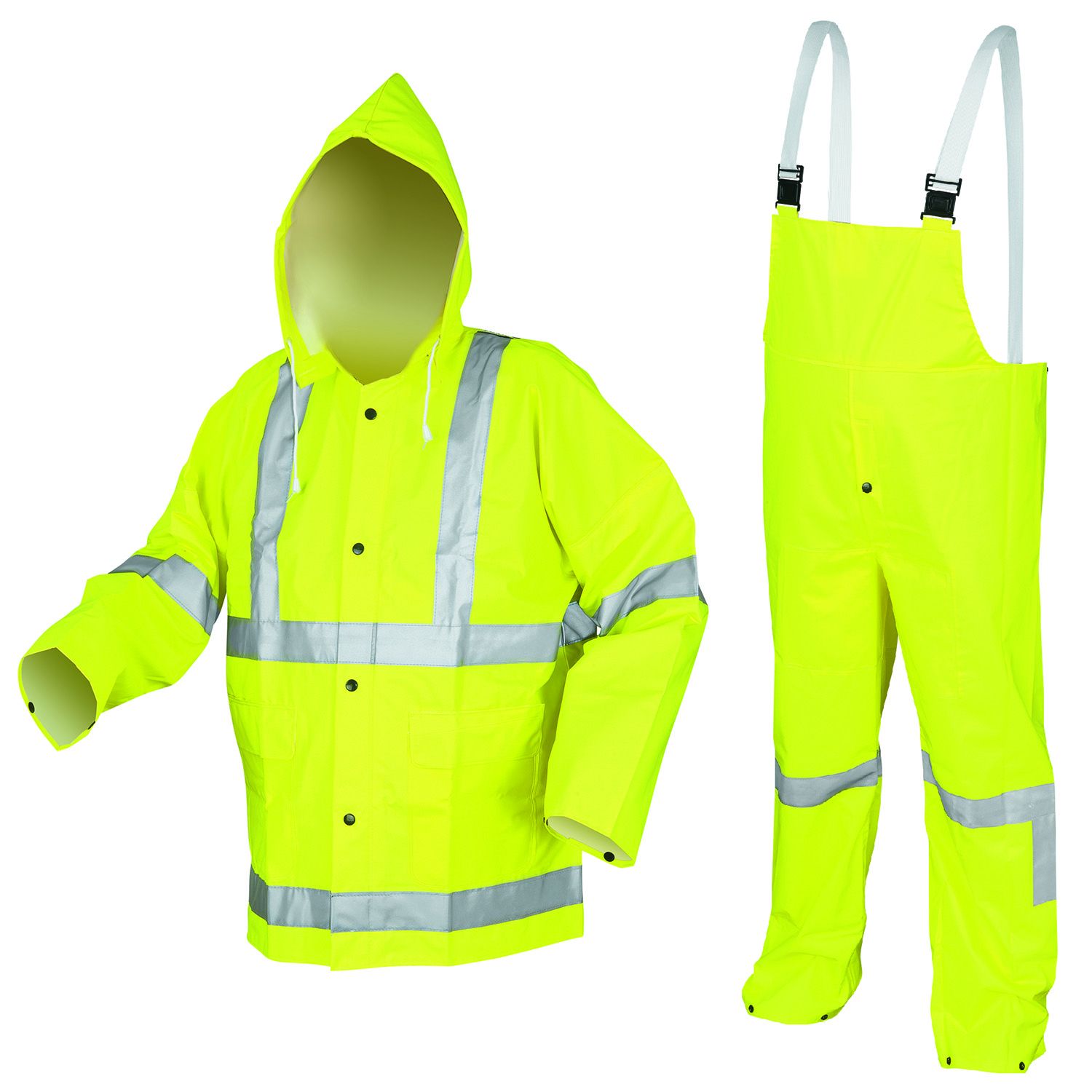 MCR Safety 2083SR Hi-Vis Rain Suit – Ultimate Waterproof & High Visibility Protective Gear