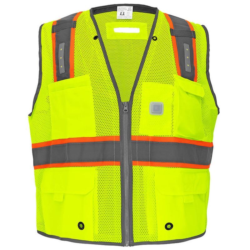 Premium LED Surveyors GLO-15LED Safety Vest