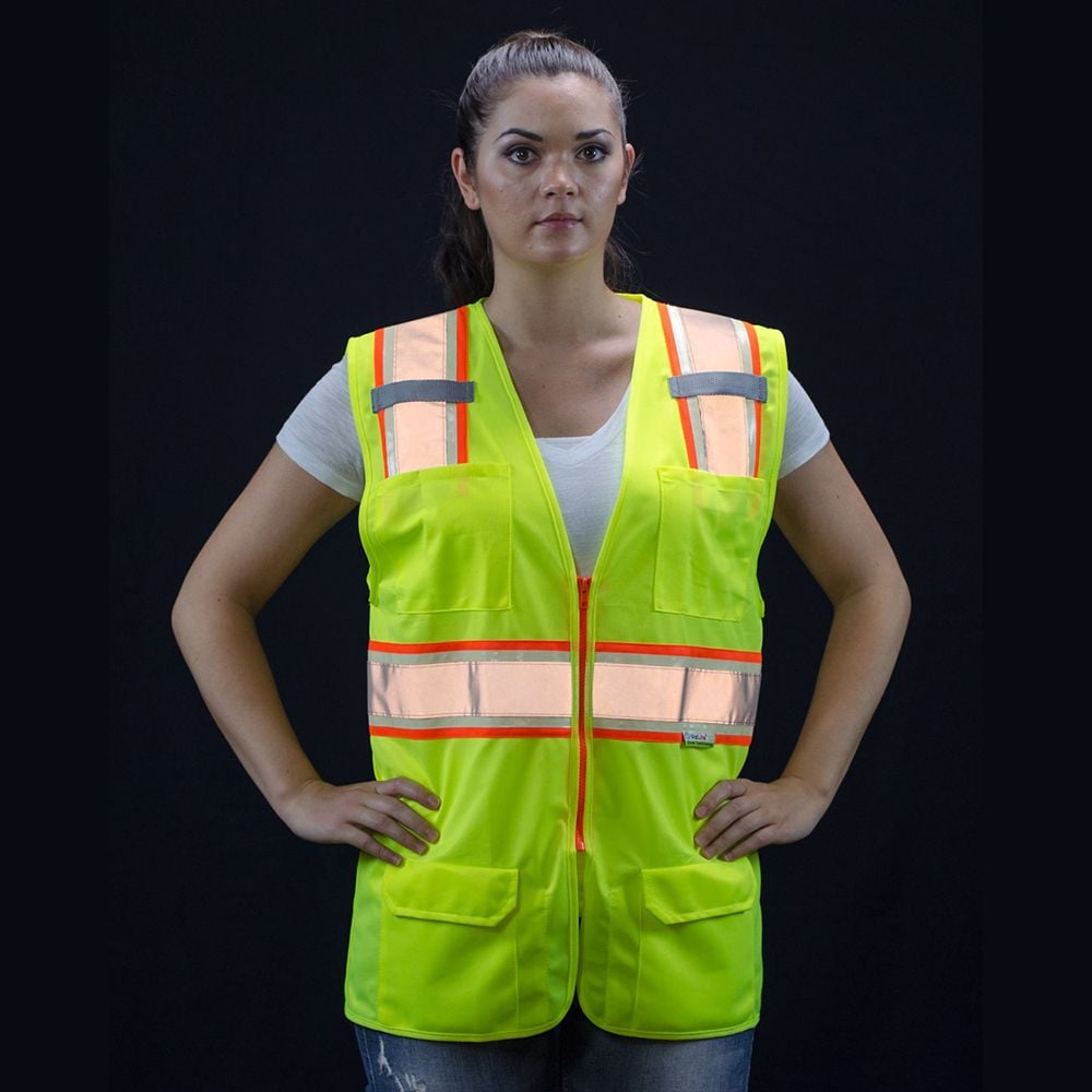 VRNA A202 Class 2 Hi Vis Surveyor Safety Vest