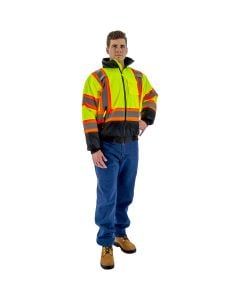 Majestic 75-1315 Class 3 Hi Vis Bomber Jacket