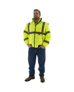 Majestic 75-1381-75-1382 Class 3 Hi Vis Bomber Jacket