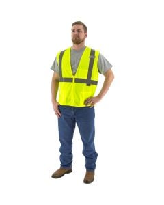 Majestic 75-3201-75-3202 Class 2 Hi Vis Mesh Safety Vest