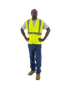 Majestic 75-3203-75-3204 Class 2 Hi Vis Mesh Safety Vest