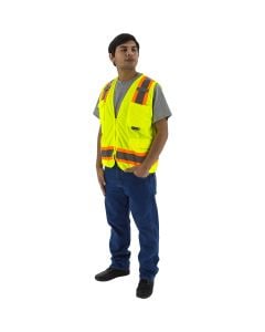 Majestic 75-3223-75-3224 Class 2 Hi Vis Surveyor Safety Vest