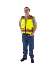 Majestic 75-3235-75-3236 Class 2 Hi Vis Surveyor Safety Vest