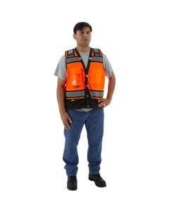 Majestic 75-3238 Class 2 Hi Vis Surveyor Safety Vest