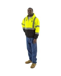 Majestic 75-5331-75-5332 Class 3 Hi Vis Zip Up Hoodie