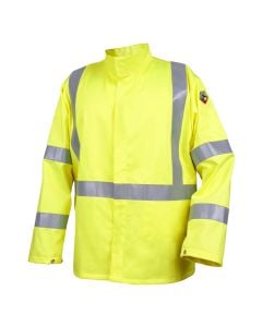 Black Stallion JF1117 Class 3 Hi Vis Yellow FR Jacket