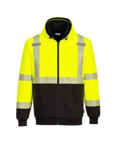 Portwest UB325 Hi Vis Thermal Two Tone Zipped Hoodie