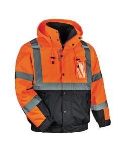 Ergodyne 8381 Class 3 Hi Vis Black Bottom Bomber